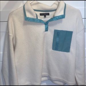 pacsun half button sweater